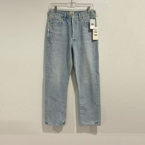 Citizens of Humanity Charlotte Crop High Rise Straight Wild One Size 27